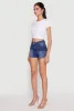 WAX Cargo Pocket Denim Shorts sold by Rainbow