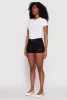 WAX Distressed Denim Shorts sold by Rainbow