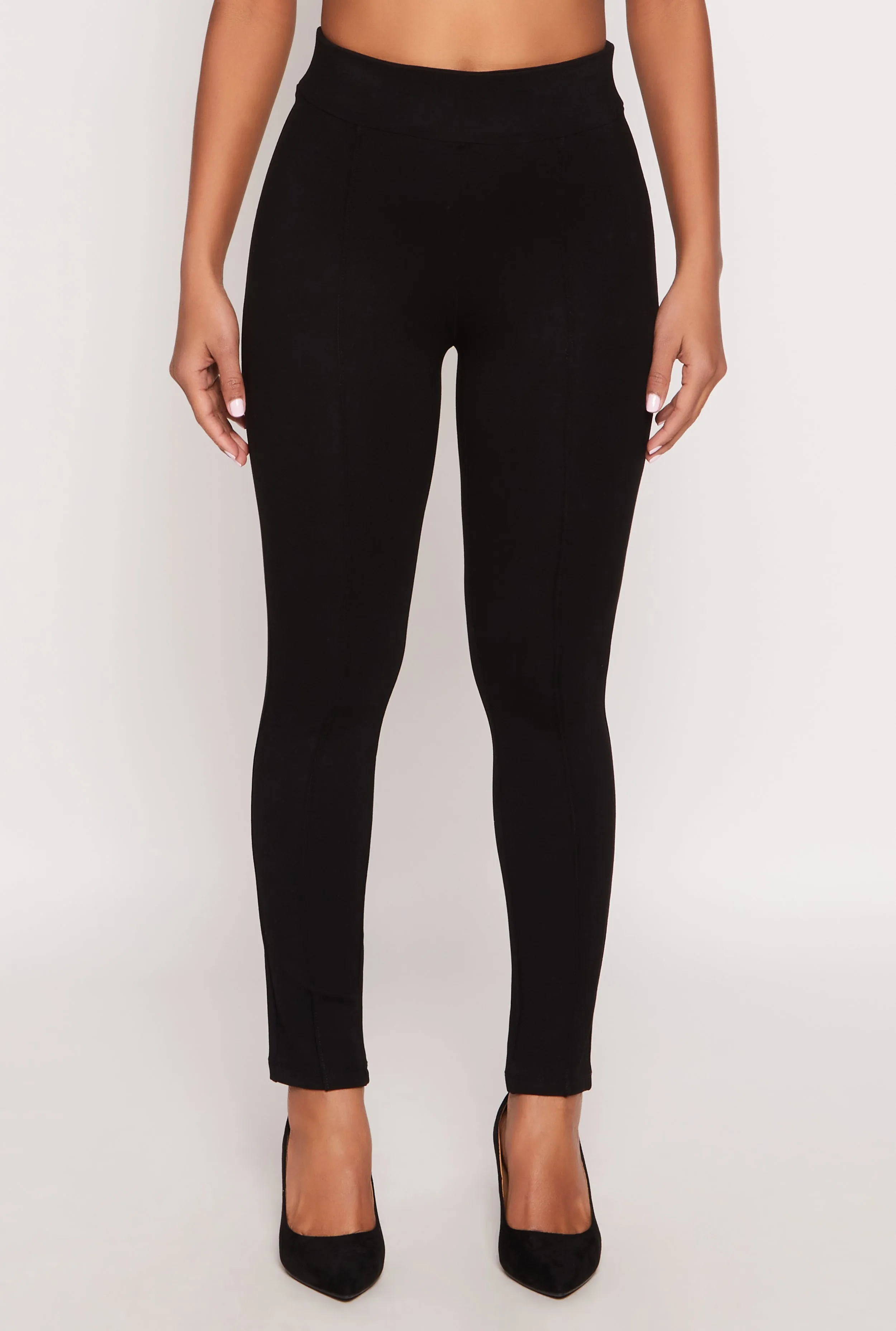 Ponte Pintuck Pull On Dress Pants sold by Rainbow product image thumbnail 3