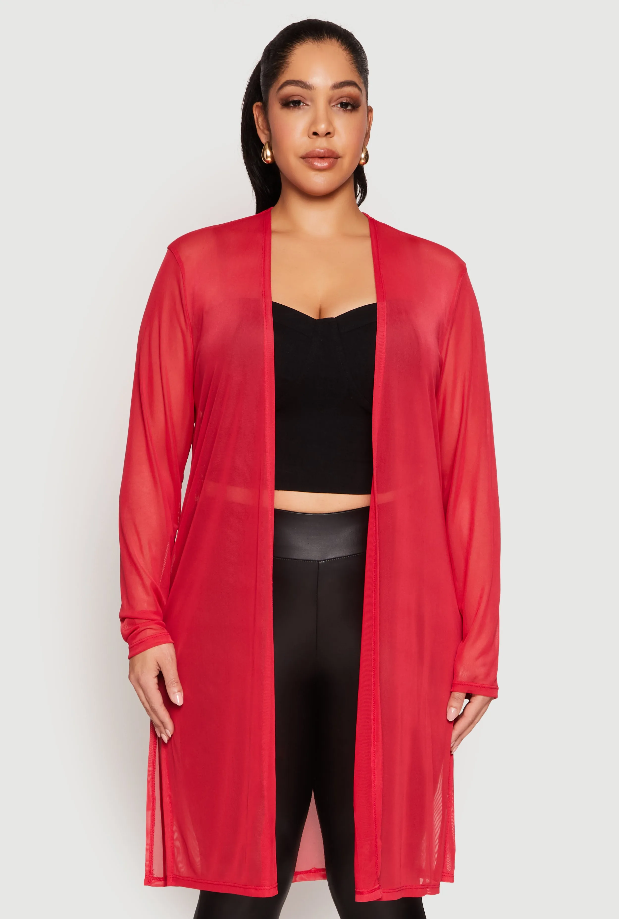 Plus Size Mesh Duster sold by Rainbow product image thumbnail 2