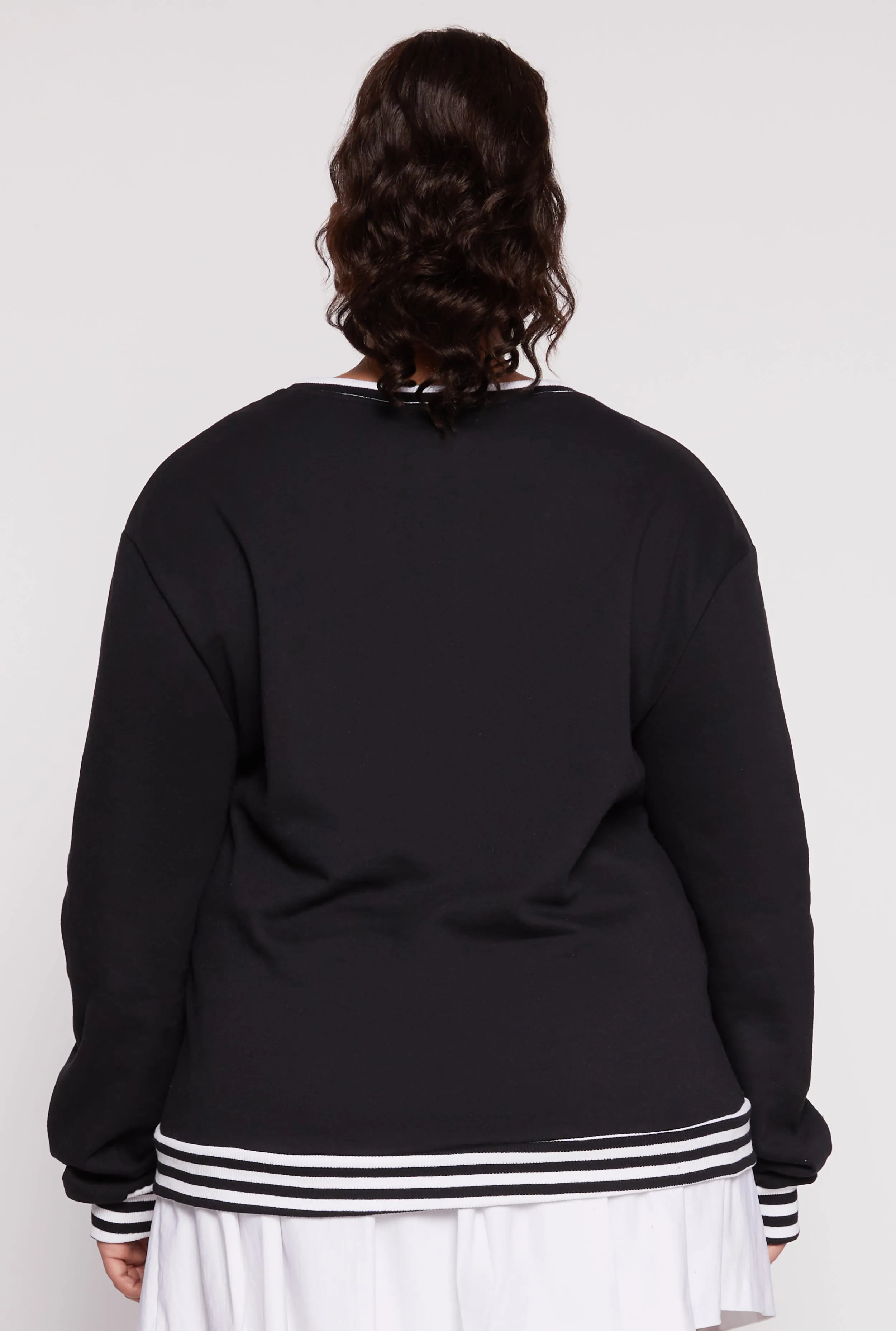 Plus Size Chenille California Varsity Sweatshirt sold by Rainbow product image thumbnail 5