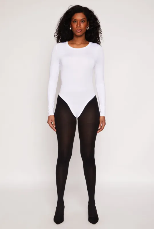 Daisy Long Sleeve Crew Neck Bodysuit sold by Rainbow