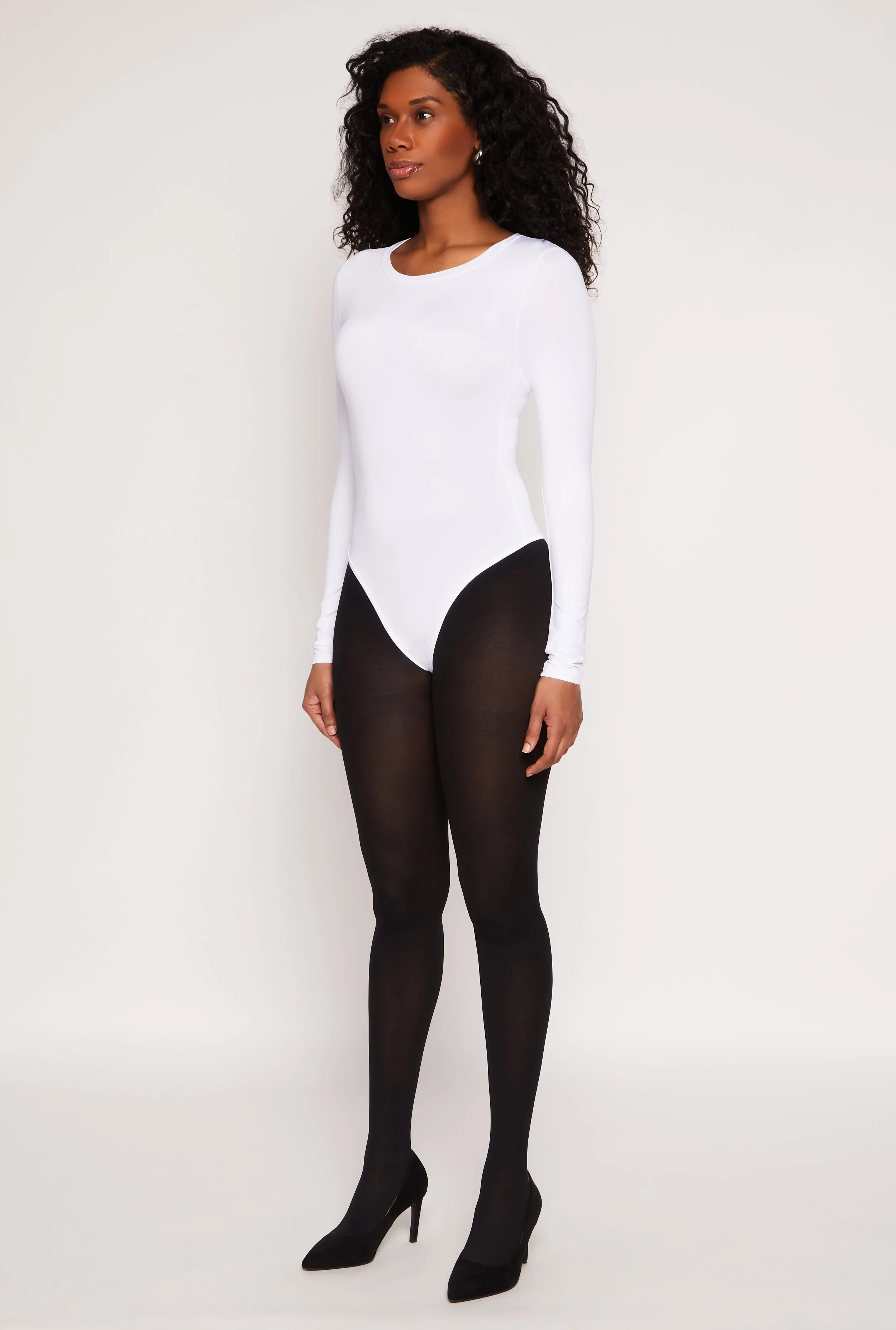 Daisy Long Sleeve Crew Neck Bodysuit sold by Rainbow product image thumbnail 3