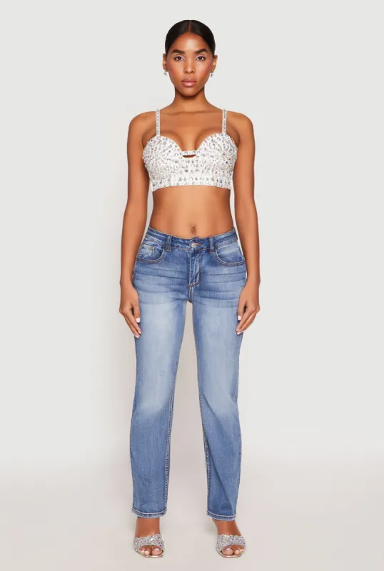 Rhinestone Convertible Bustier Top sold by Rainbow