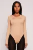 Daisy Long Sleeve Crew Neck Bodysuit sold by Rainbow