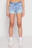 WAX Distressed Denim Shorts sold by Rainbow