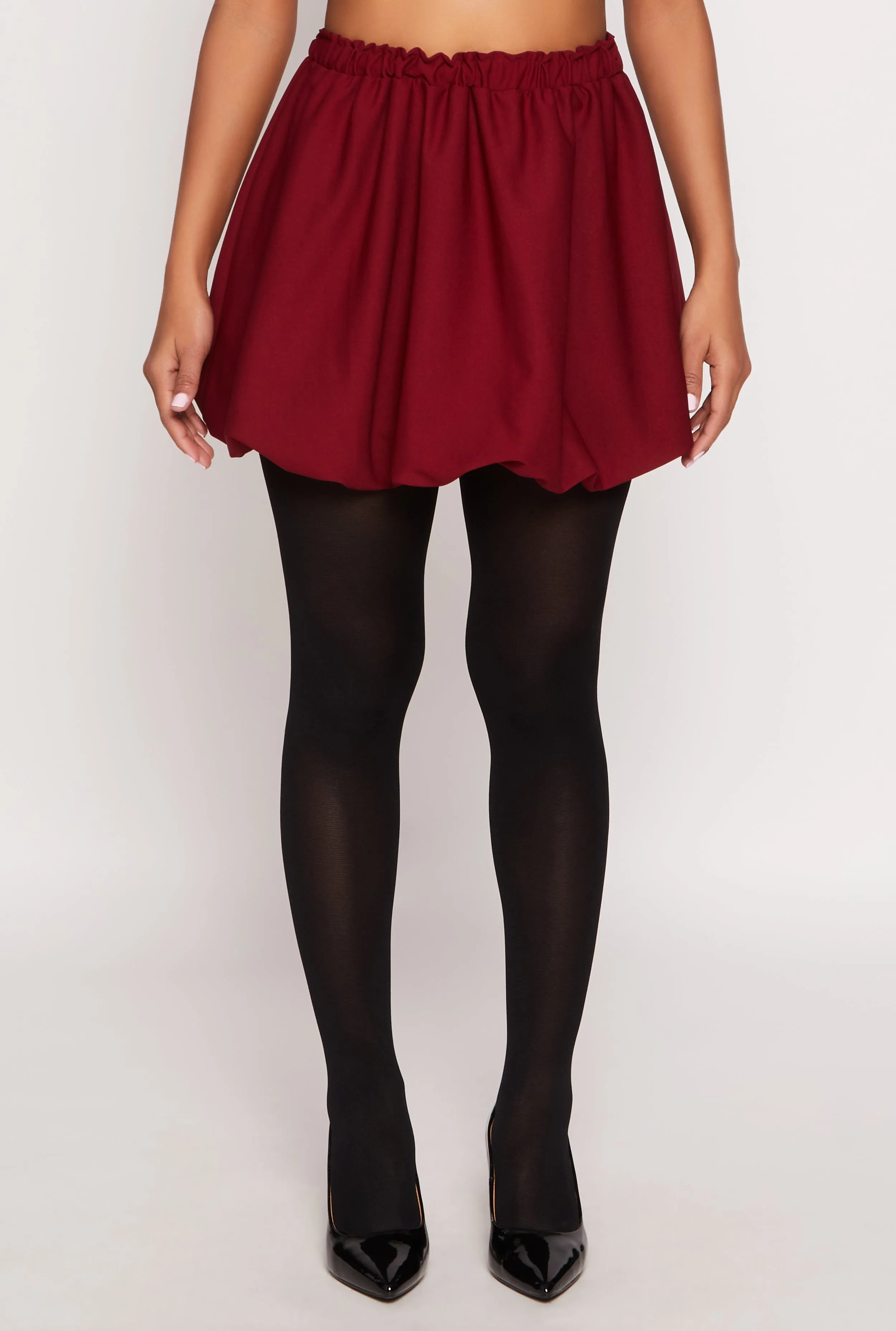 Crepe Knit Bubble Skirt sold by Rainbow product image thumbnail 3