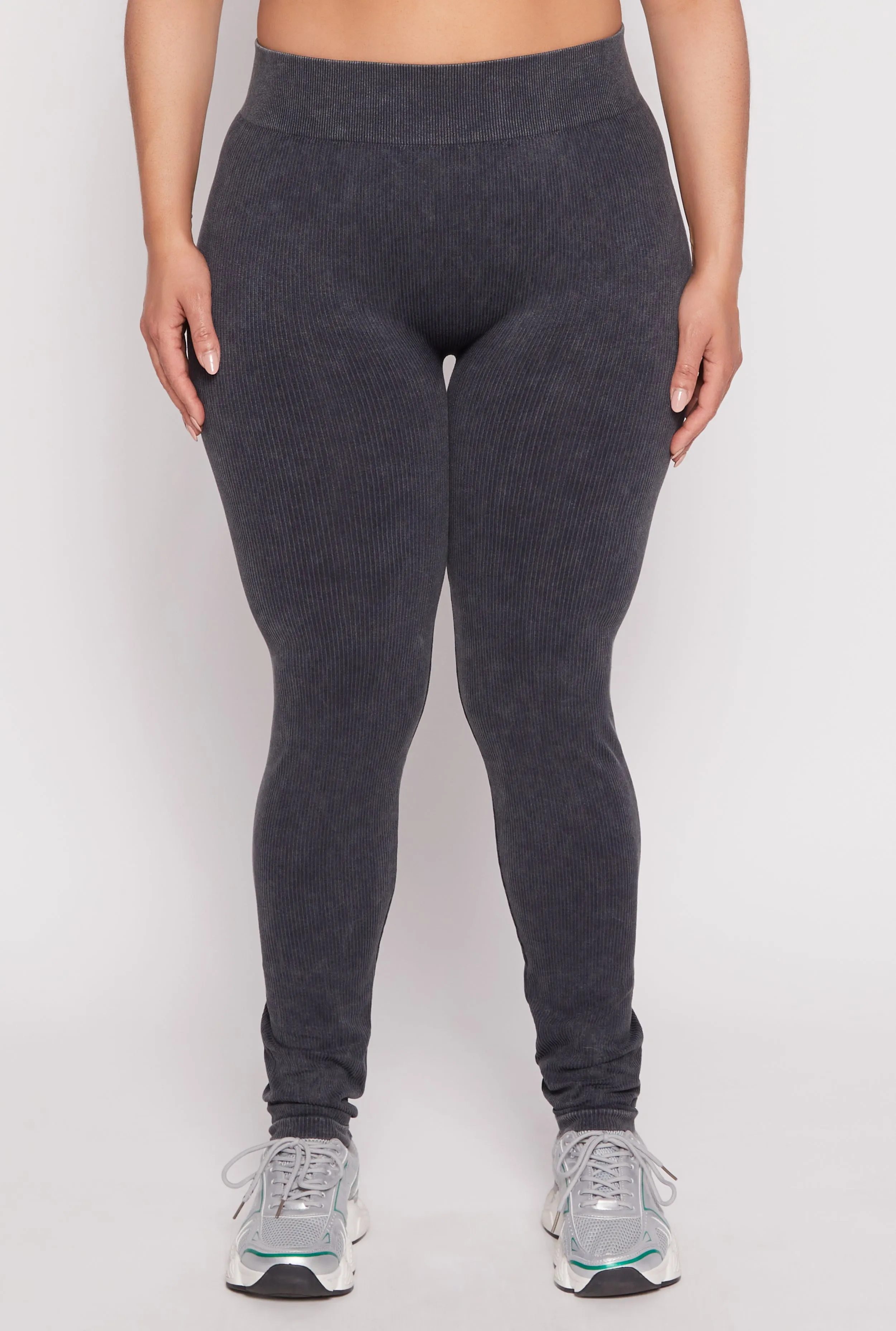 Plus Size Seamless Acid Wash Leggings sold by Rainbow product image thumbnail 2