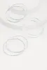 Assorted Metallic Hoop Earring Trio sold by Rainbow