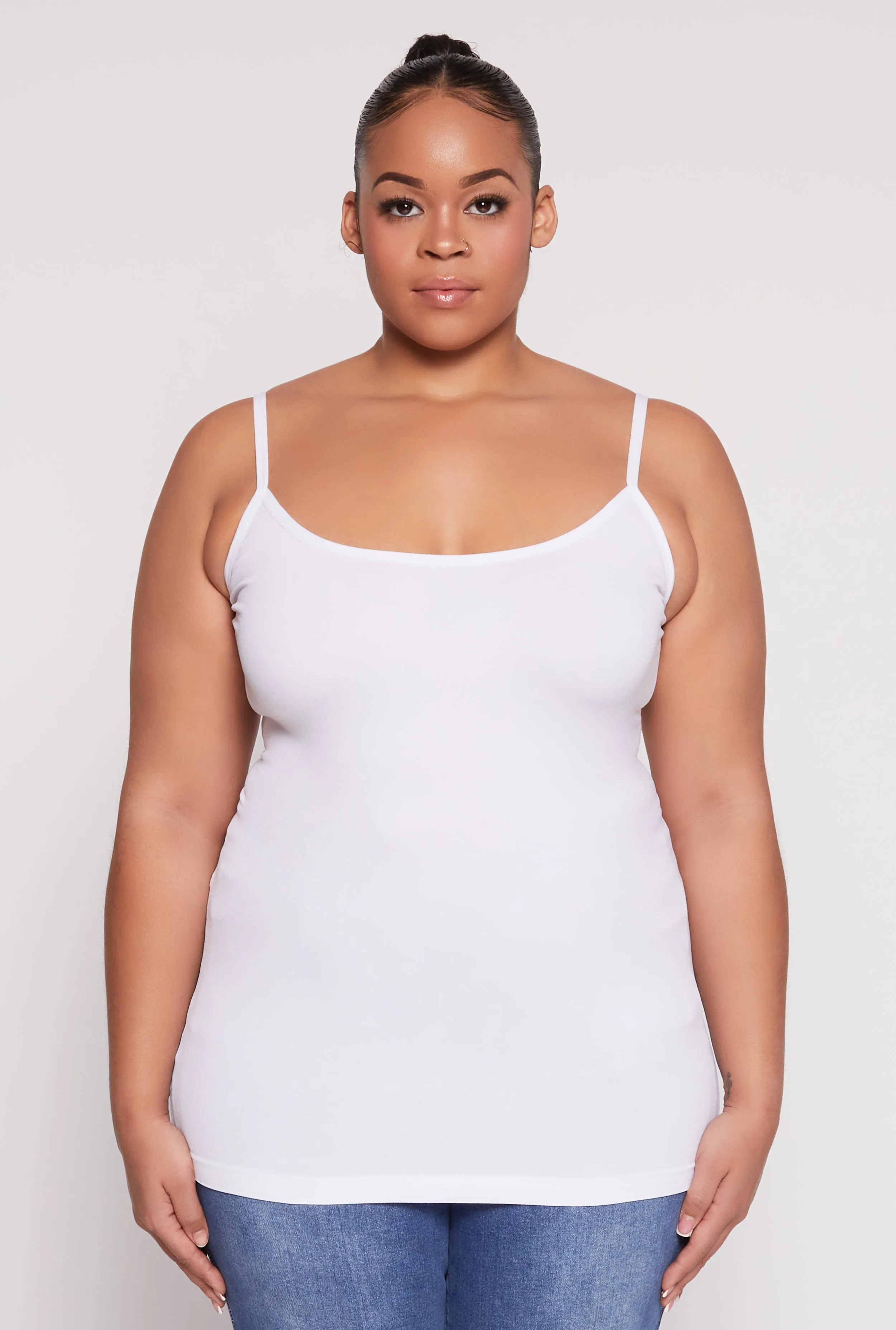 Plus Size Basic Seamless Cami Top sold by Rainbow product image thumbnail 2