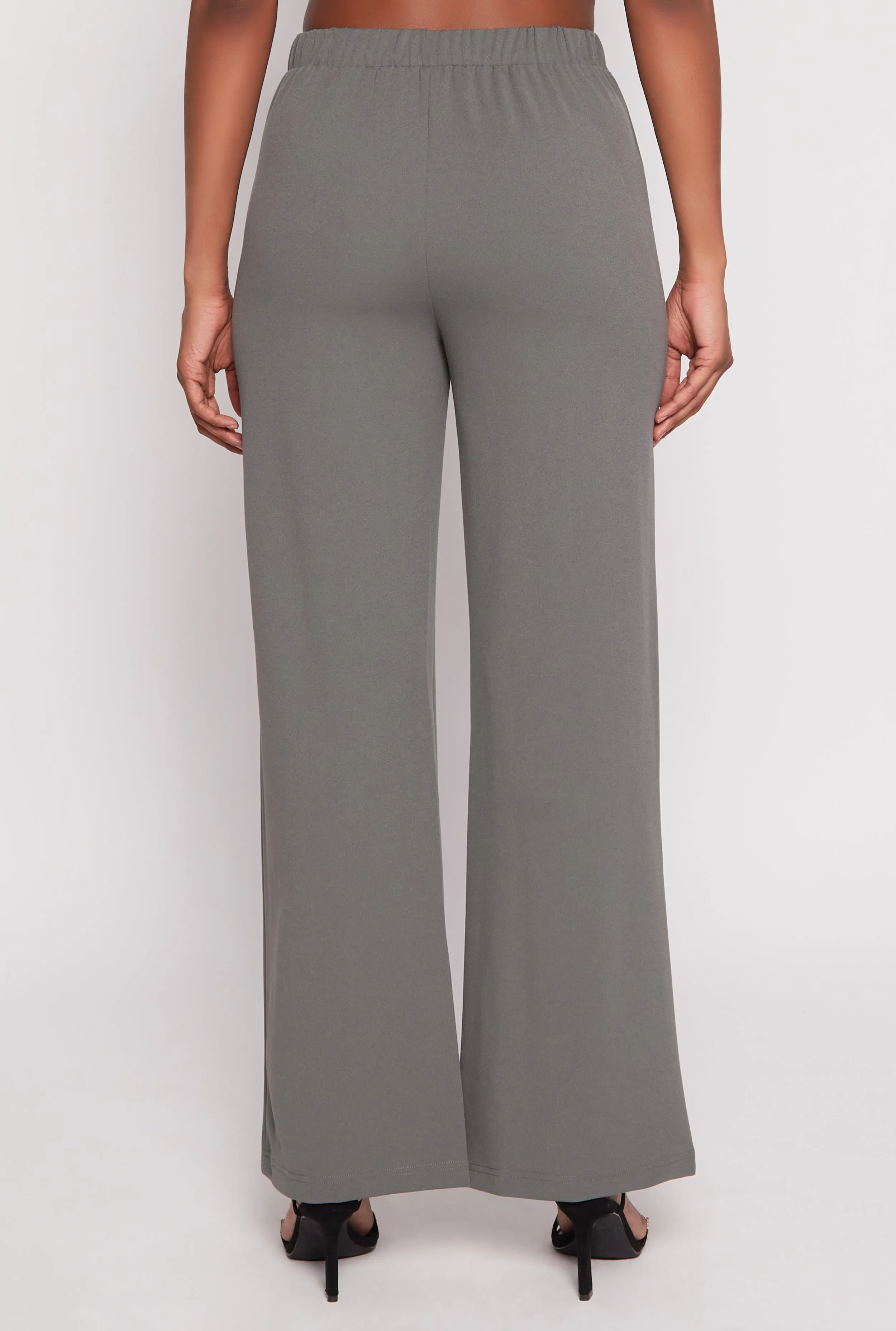 Button Detail Wide Leg Dress Pants sold by Rainbow product image thumbnail 3