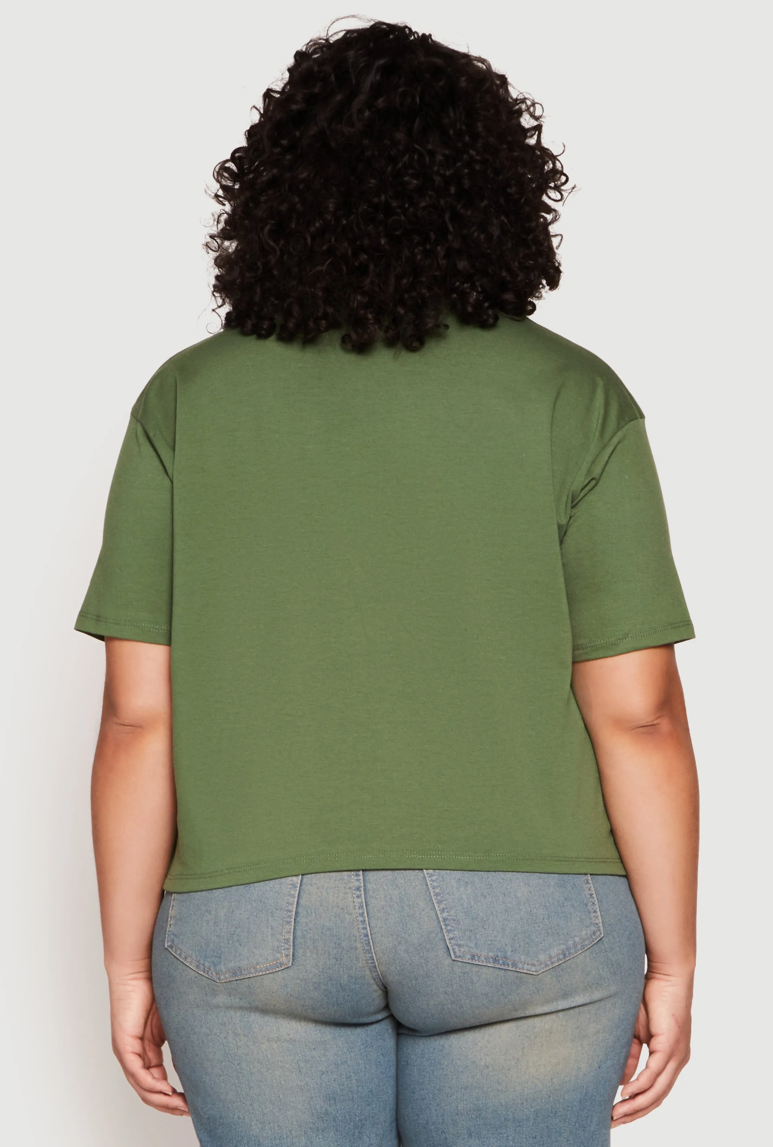 Plus Size Slashed Rock And Roll World Tour Tee sold by Rainbow product image thumbnail 5