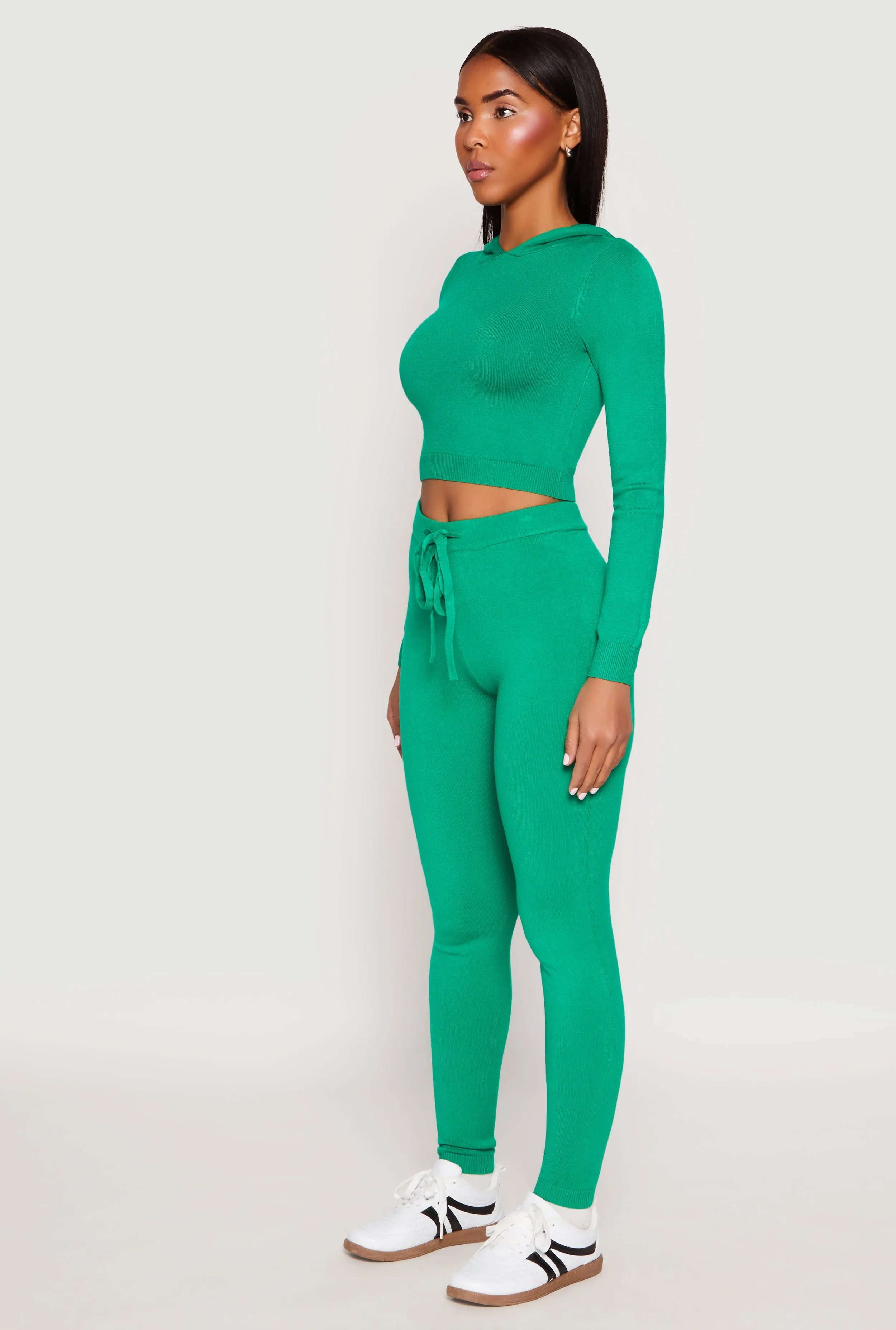 Daisy Cropped Hooded Pullover Sweater sold by Rainbow product image thumbnail 3