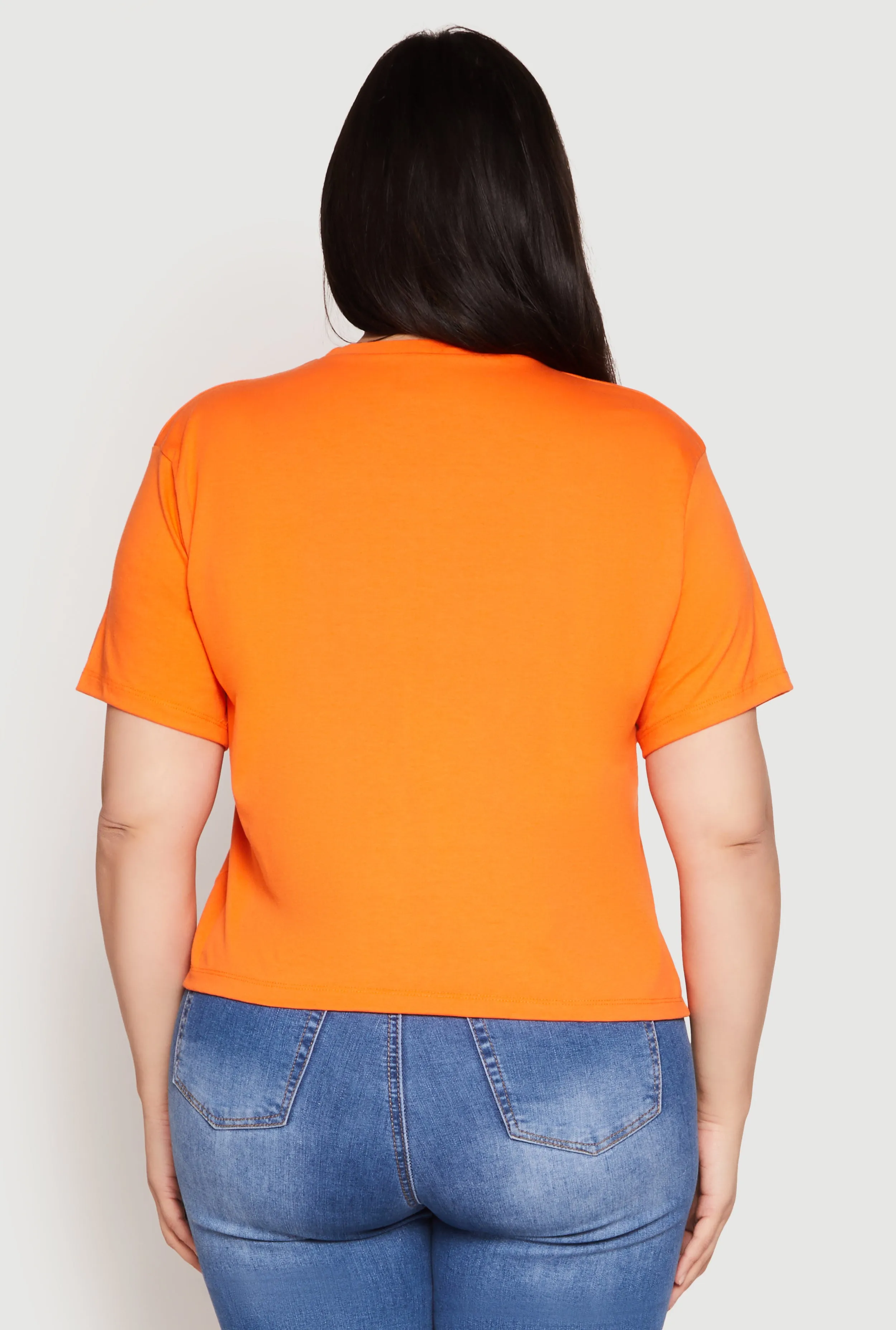 Plus Size Slashed Born To Be Free Tee sold by Rainbow product image thumbnail 5