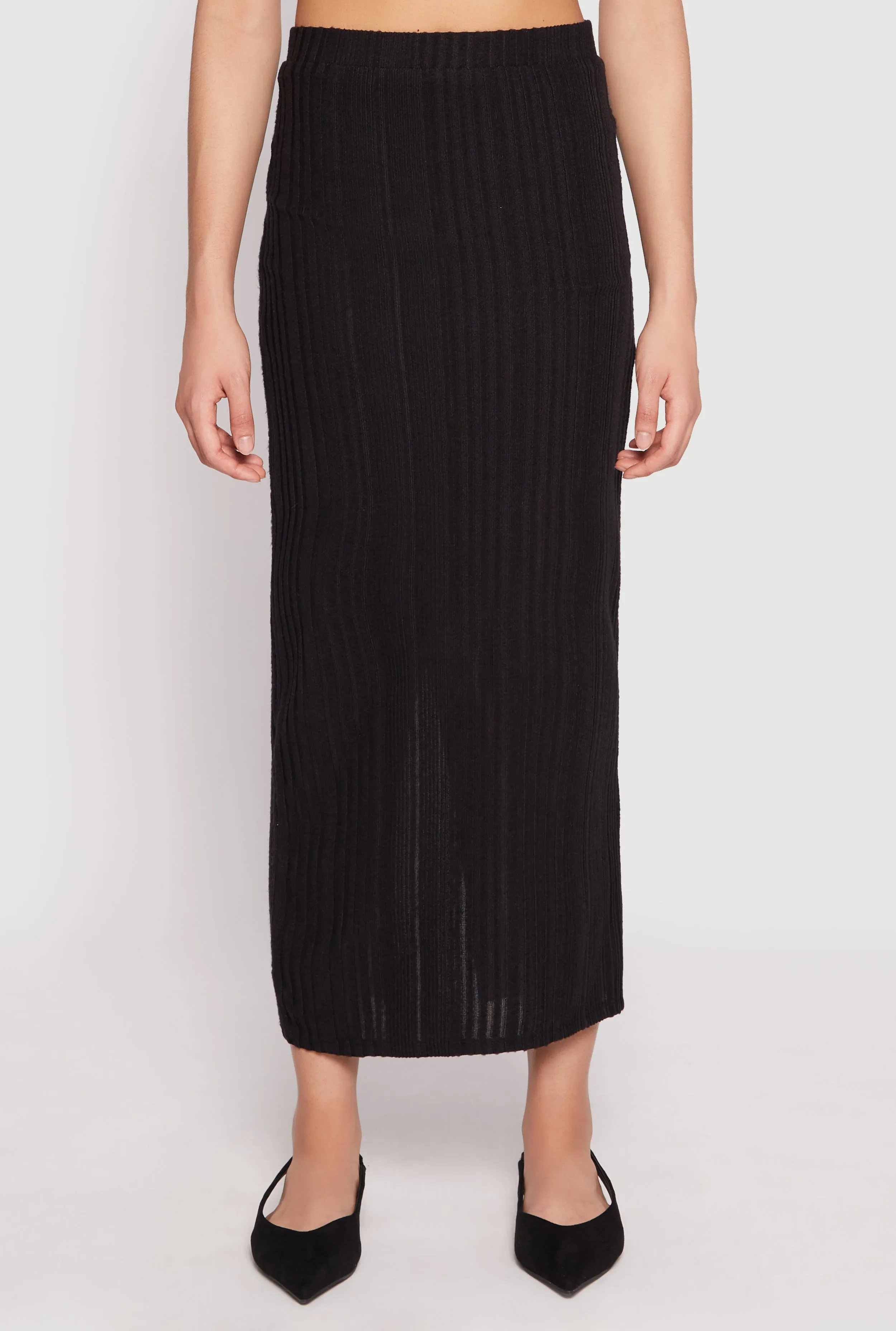 Almost Famous Brushed Knit Maxi Skirt sold by Rainbow product image thumbnail 2