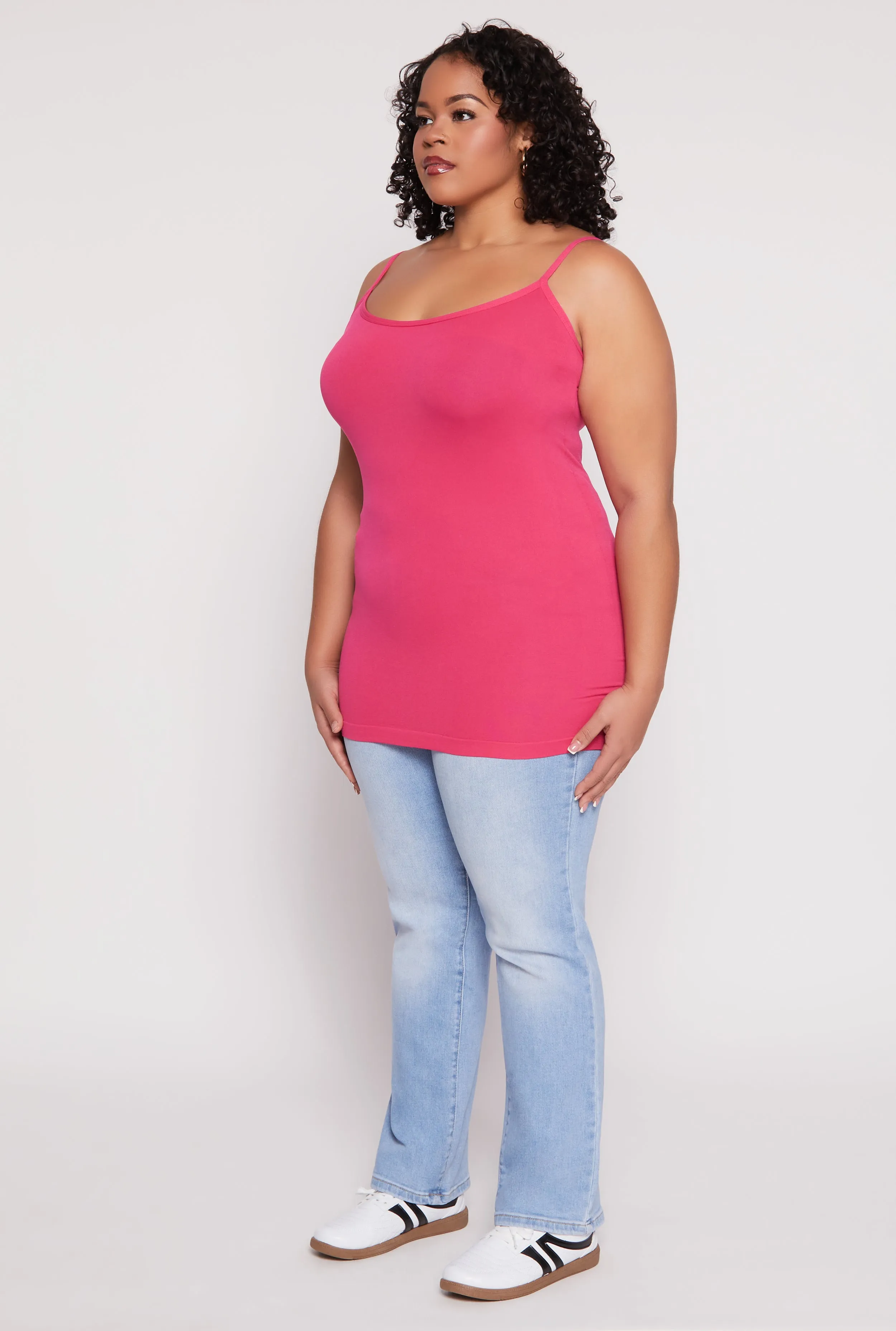 Plus Size Basic Seamless Cami Top sold by Rainbow product image thumbnail 3