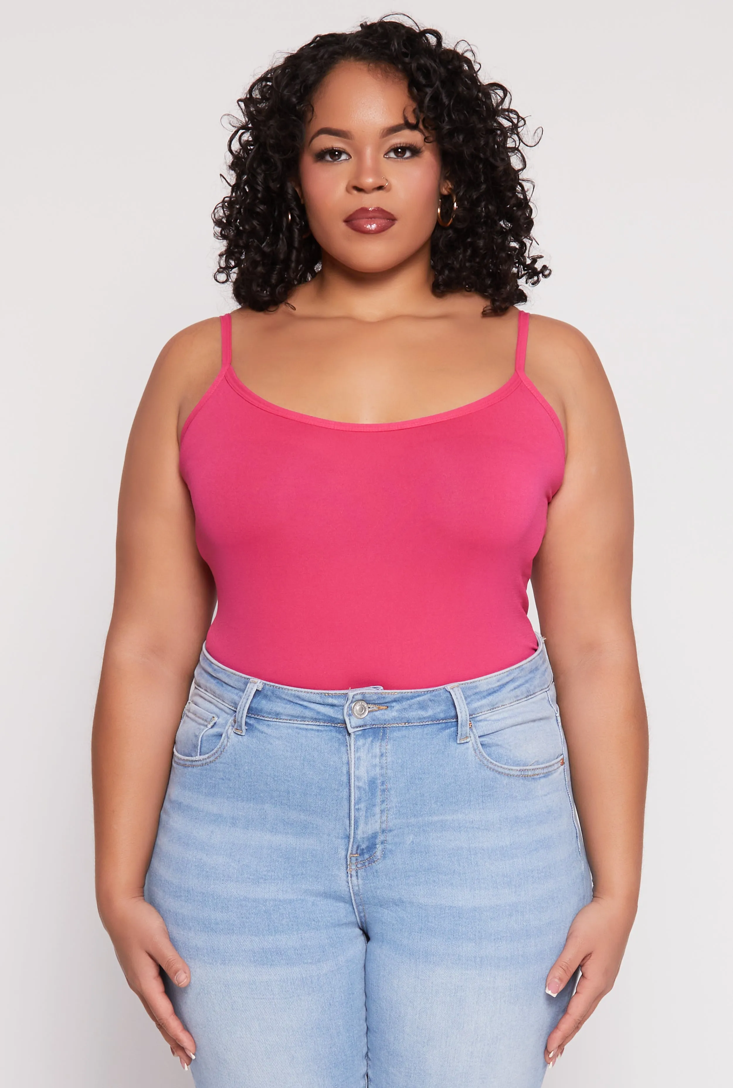 Plus Size Basic Seamless Cami Top sold by Rainbow product image thumbnail 2