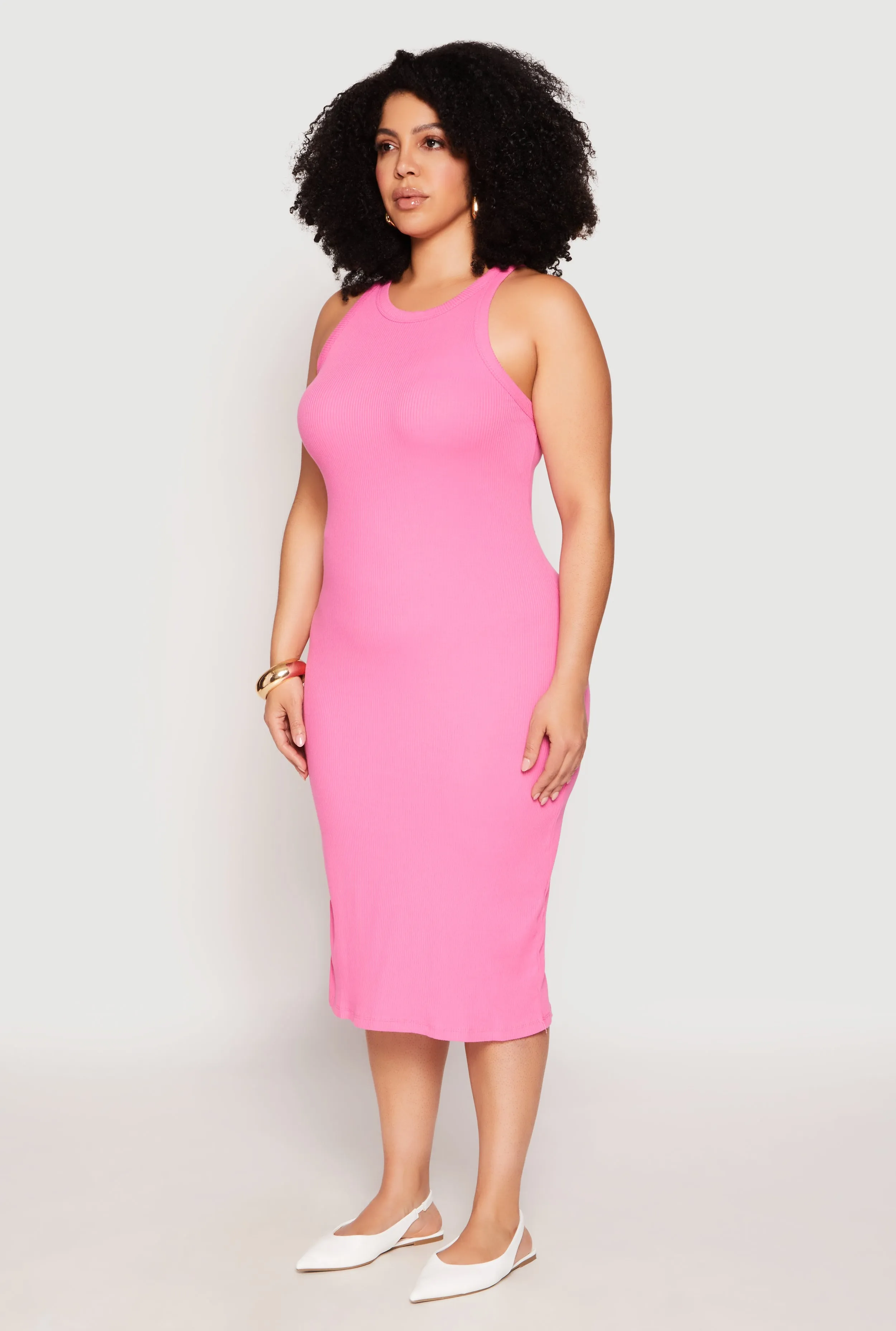 Plus Size Almost Famous Racerback Tank Dress sold by Rainbow product image thumbnail 2