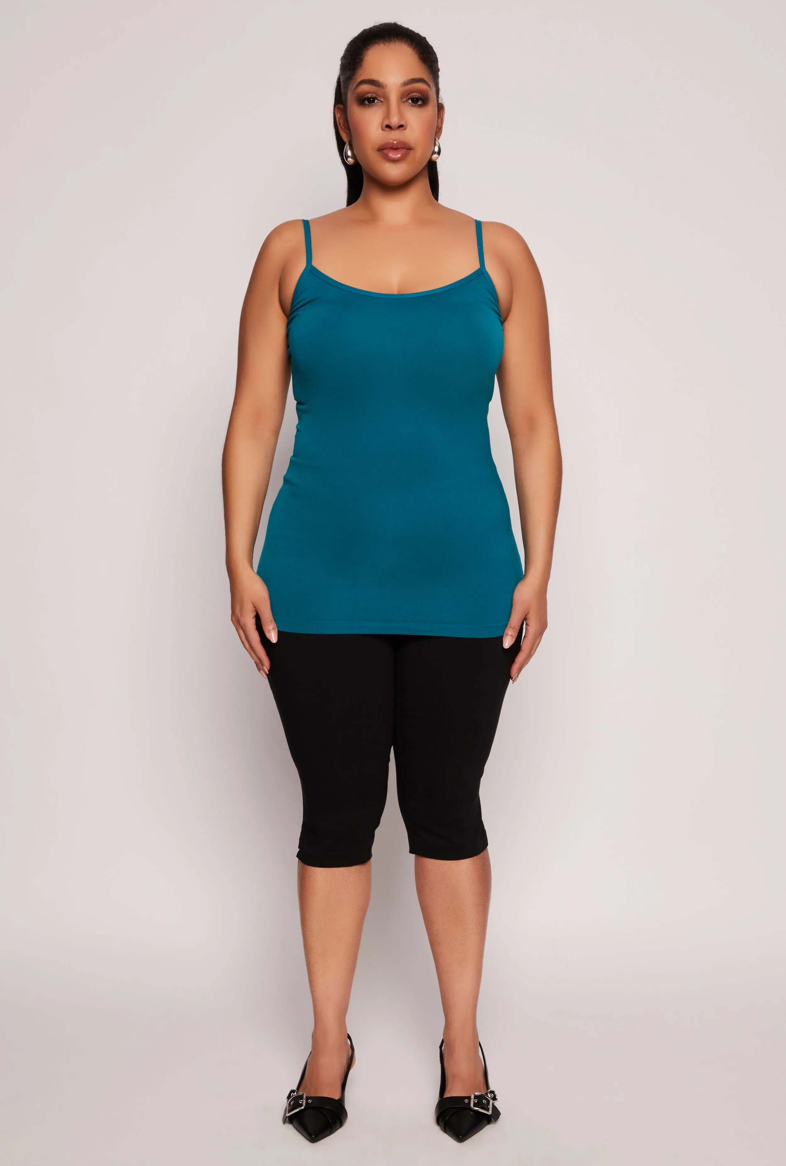 Plus Size Basic Seamless Cami Top sold by Rainbow