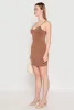 V Neck Cami Bodycon Dress sold by Rainbow