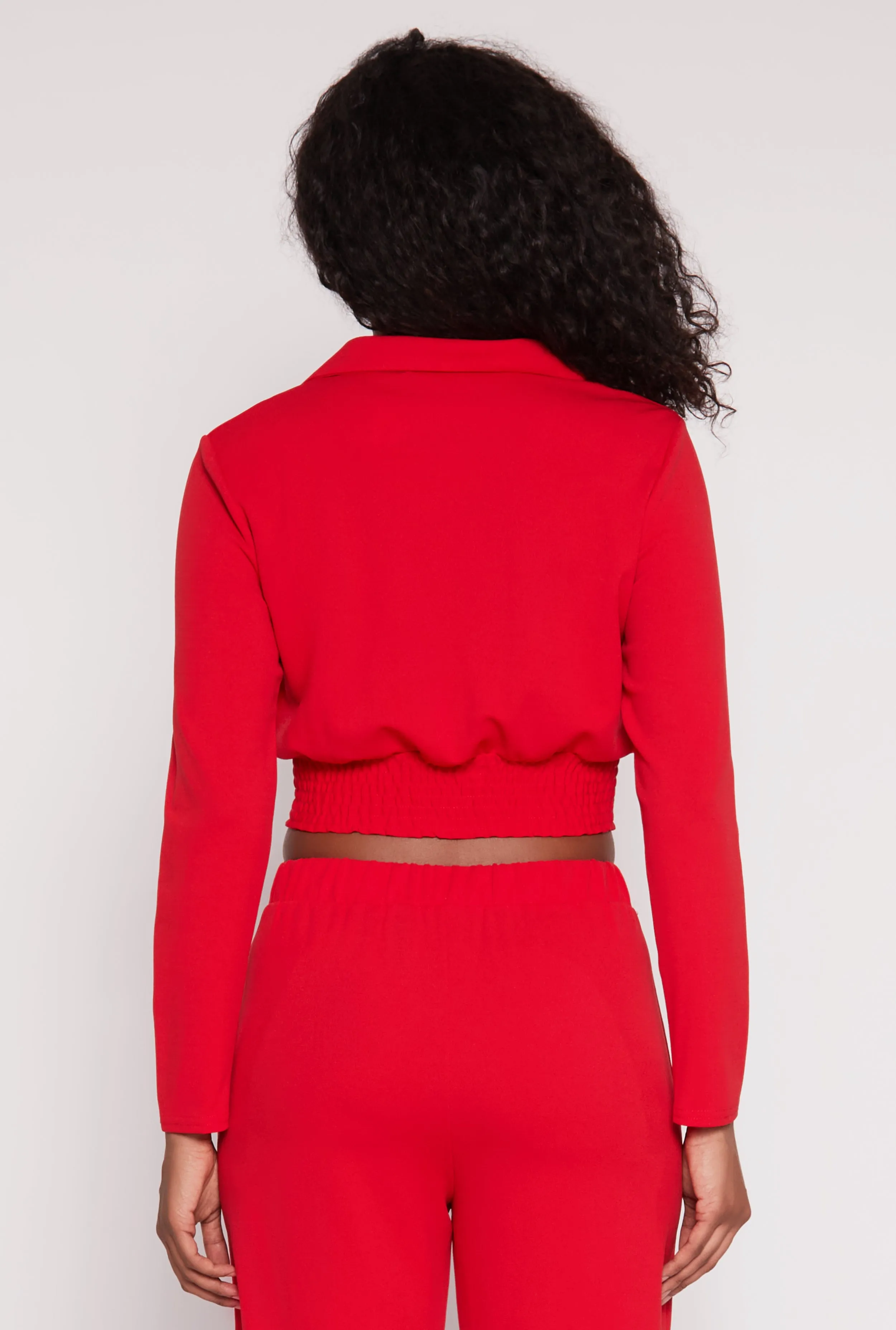 Smocked Button Front Blouse sold by Rainbow product image thumbnail 5