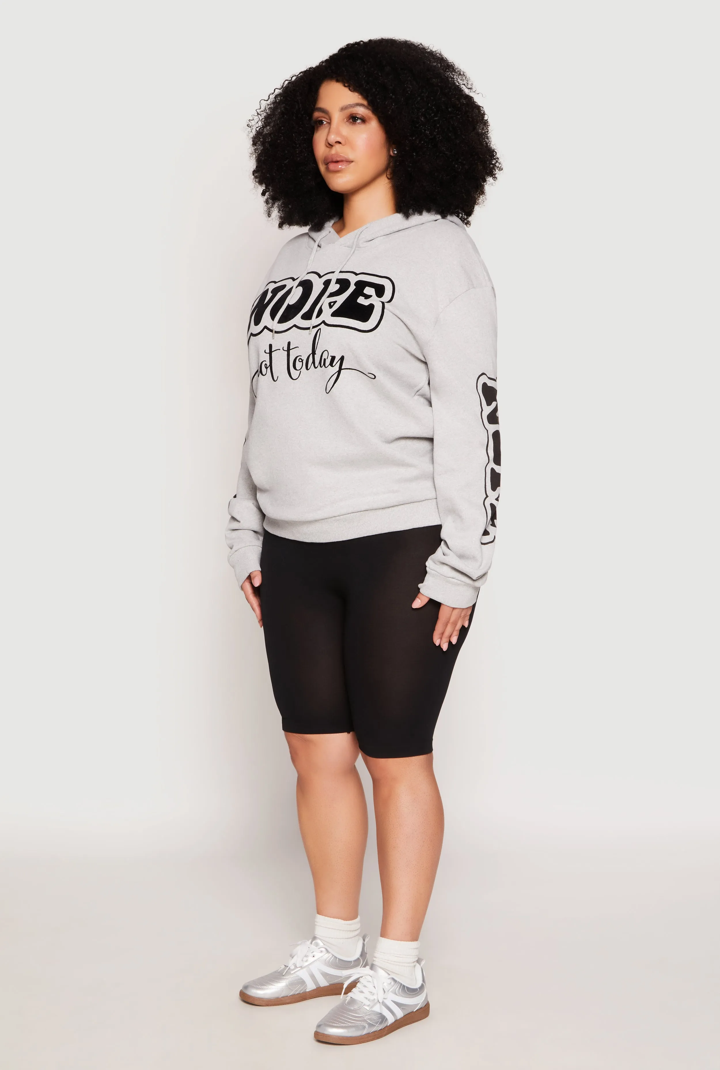 Plus Size Nope Not Today Pullover Hoodie sold by Rainbow product image thumbnail 3