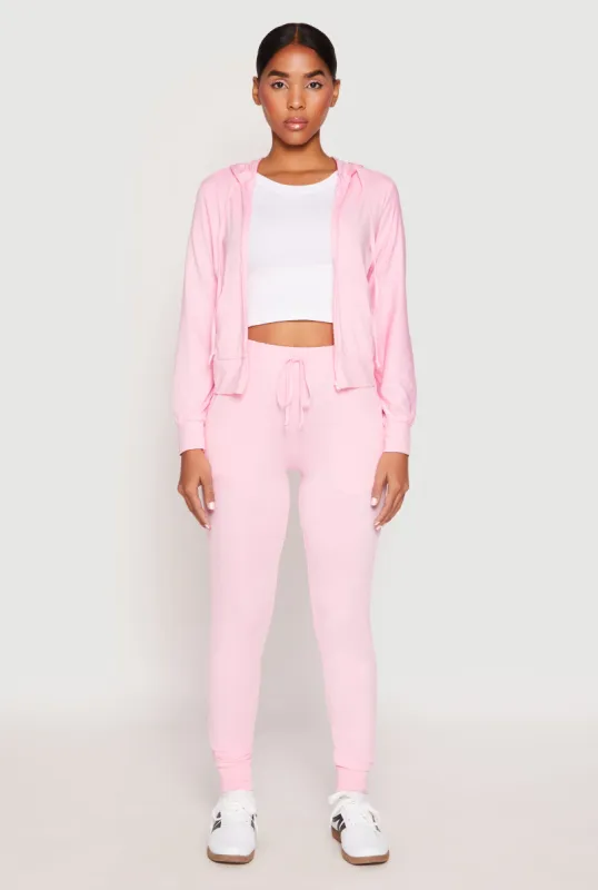 Daisy High Waisted Drawstring Joggers sold by Rainbow