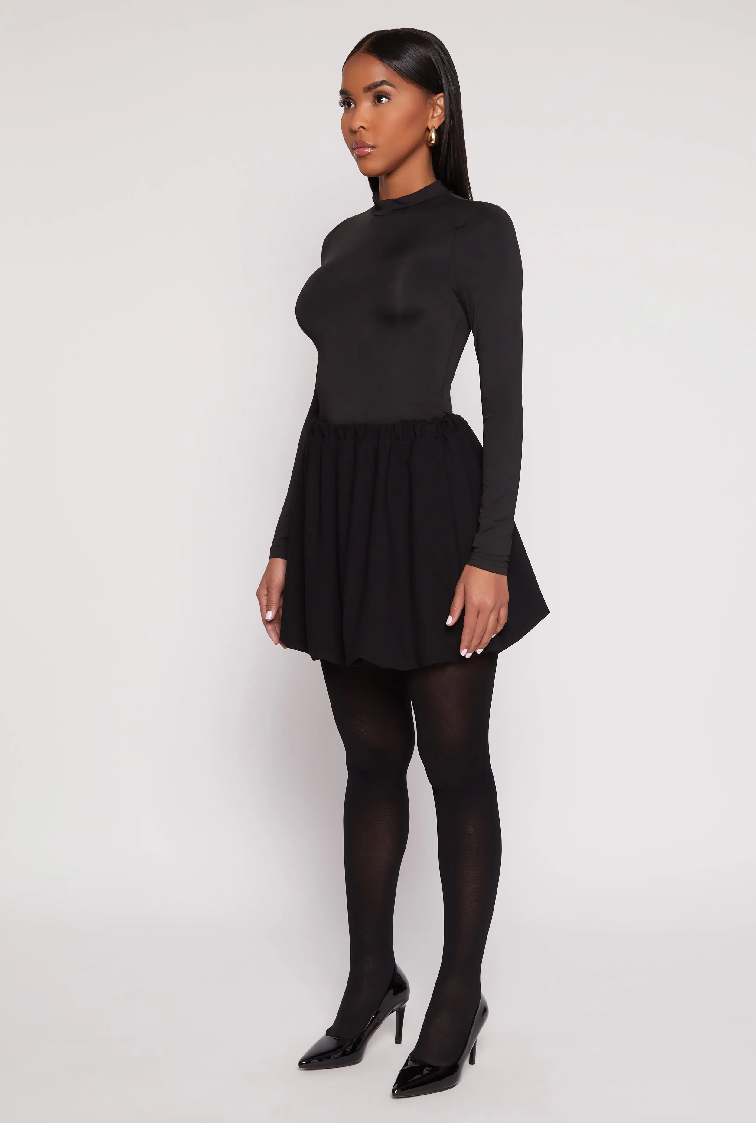 Crepe Knit Bubble Skirt sold by Rainbow product image thumbnail 2