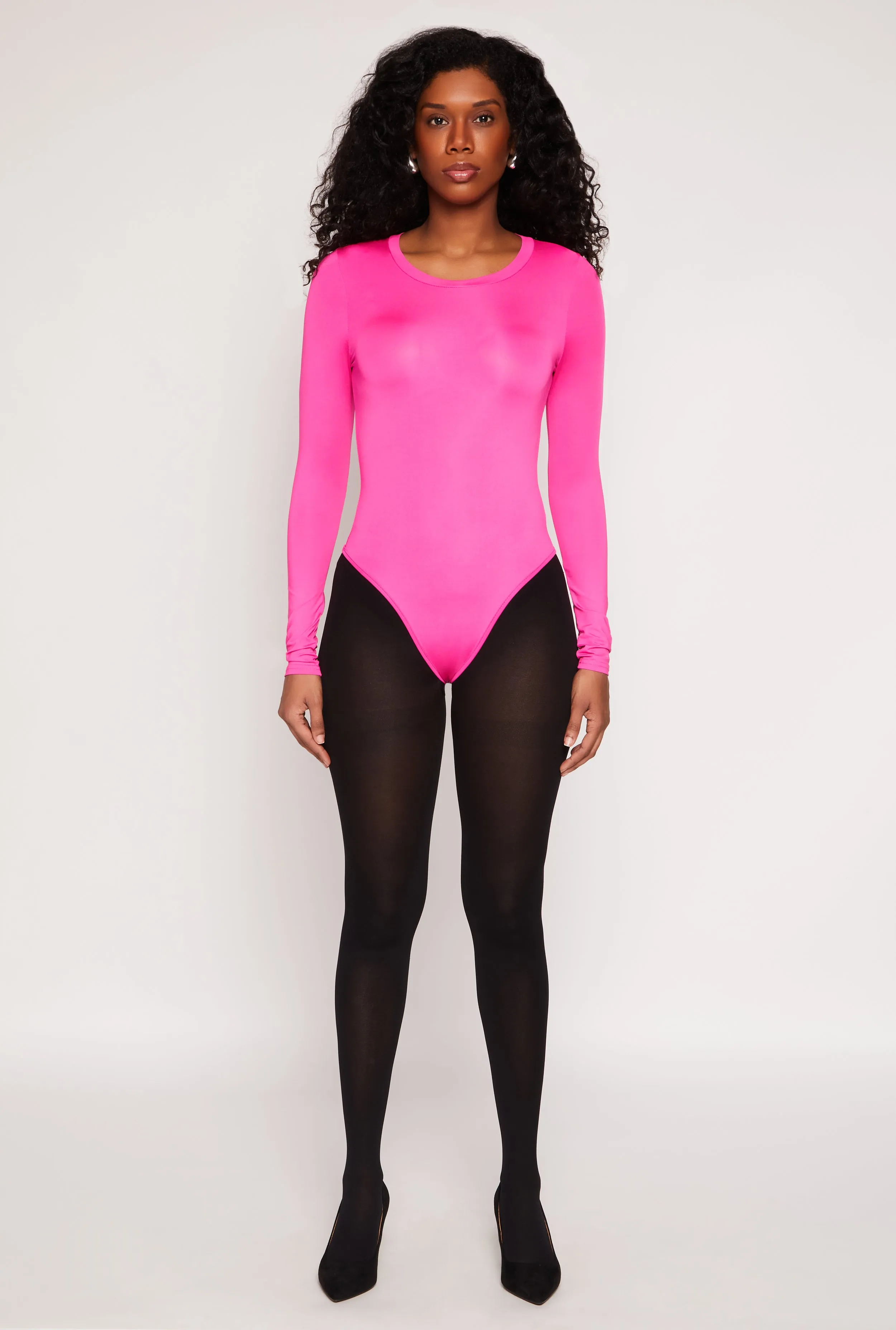Daisy Long Sleeve Crew Neck Bodysuit sold by Rainbow
