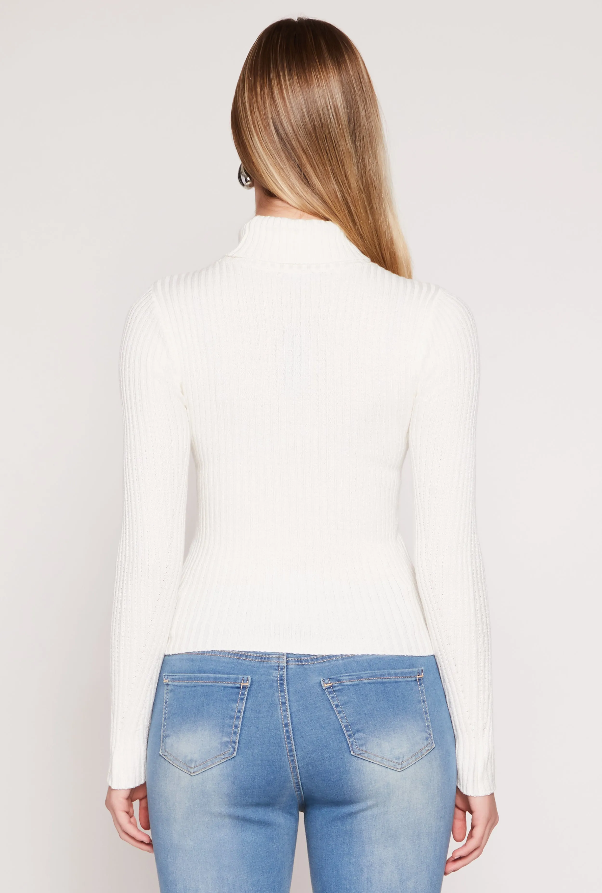 Rib Knit Turtleneck Sweater sold by Rainbow product image thumbnail 5