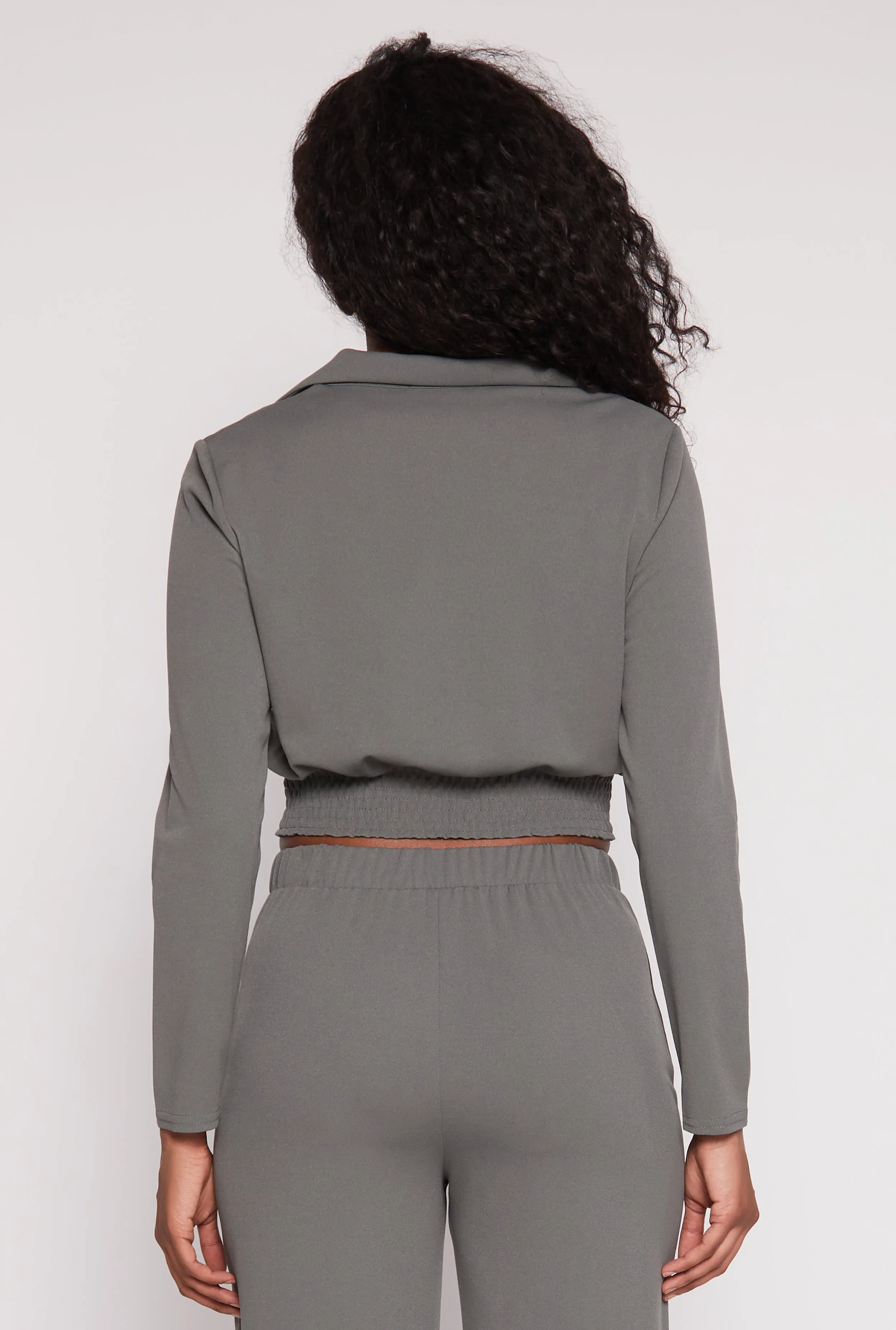 Smocked Button Front Blouse sold by Rainbow product image thumbnail 5