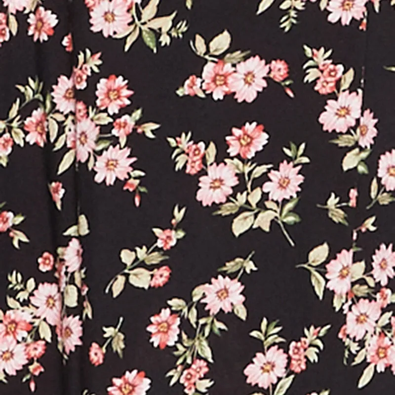 Floral Double Slit Midi Dress sold by Rainbow product image thumbnail 4