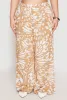 Plus Size Abstract Butterfly Print Palazzo Pants sold by Rainbow