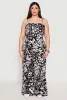 Plus Size Abstract Butterfly Print Palazzo Pants sold by Rainbow