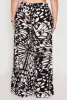 Plus Size Abstract Butterfly Print Palazzo Pants sold by Rainbow