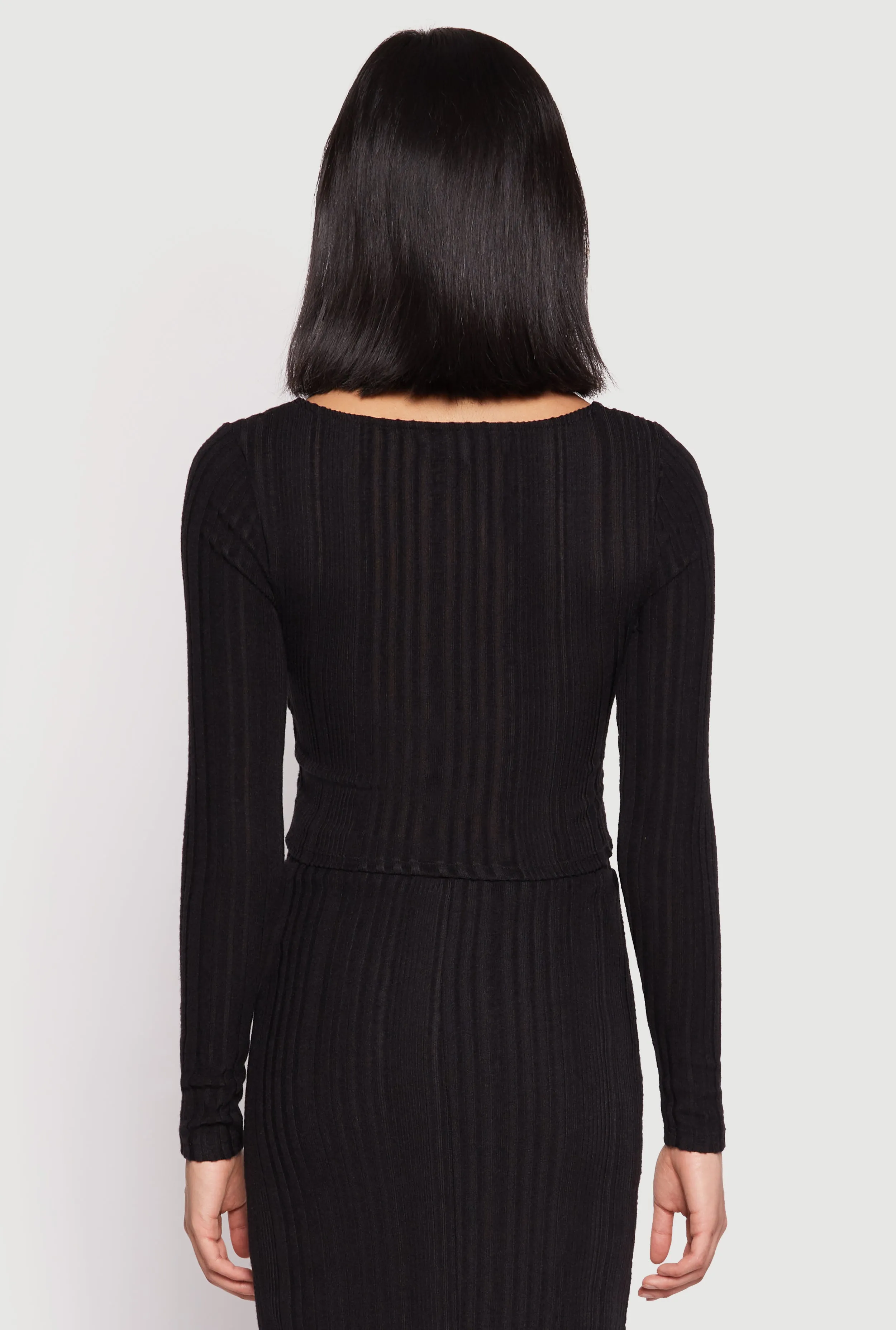 Almost Famous Brushed Knit Crop Top sold by Rainbow product image thumbnail 5