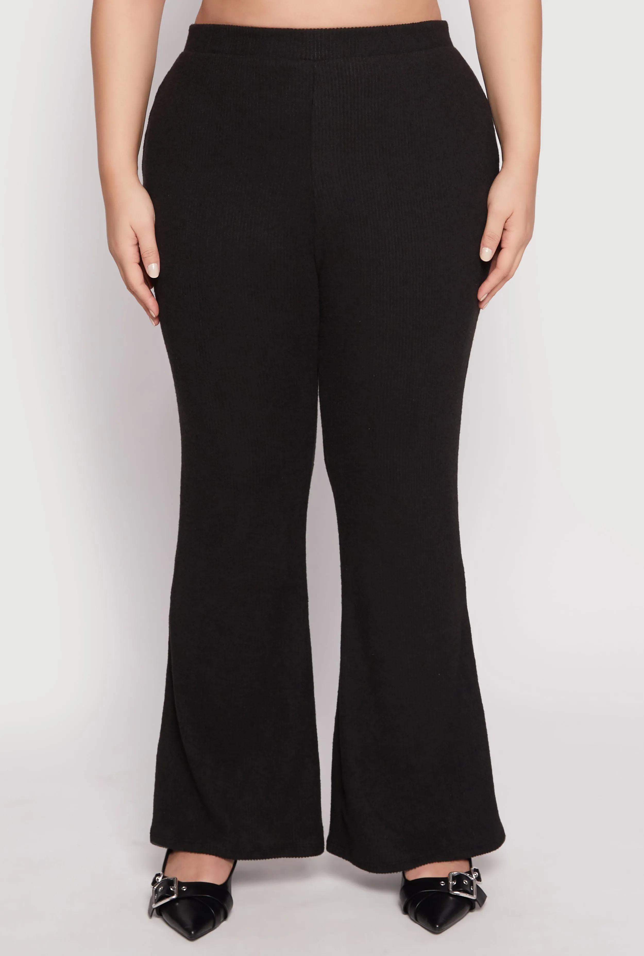 Plus Size Almost Famous High Waist Flare Pants sold by Rainbow product image thumbnail 2