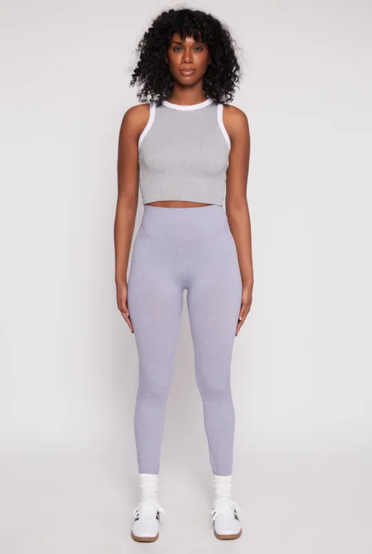 Seamless Basic High Waist Leggings sold by Rainbow