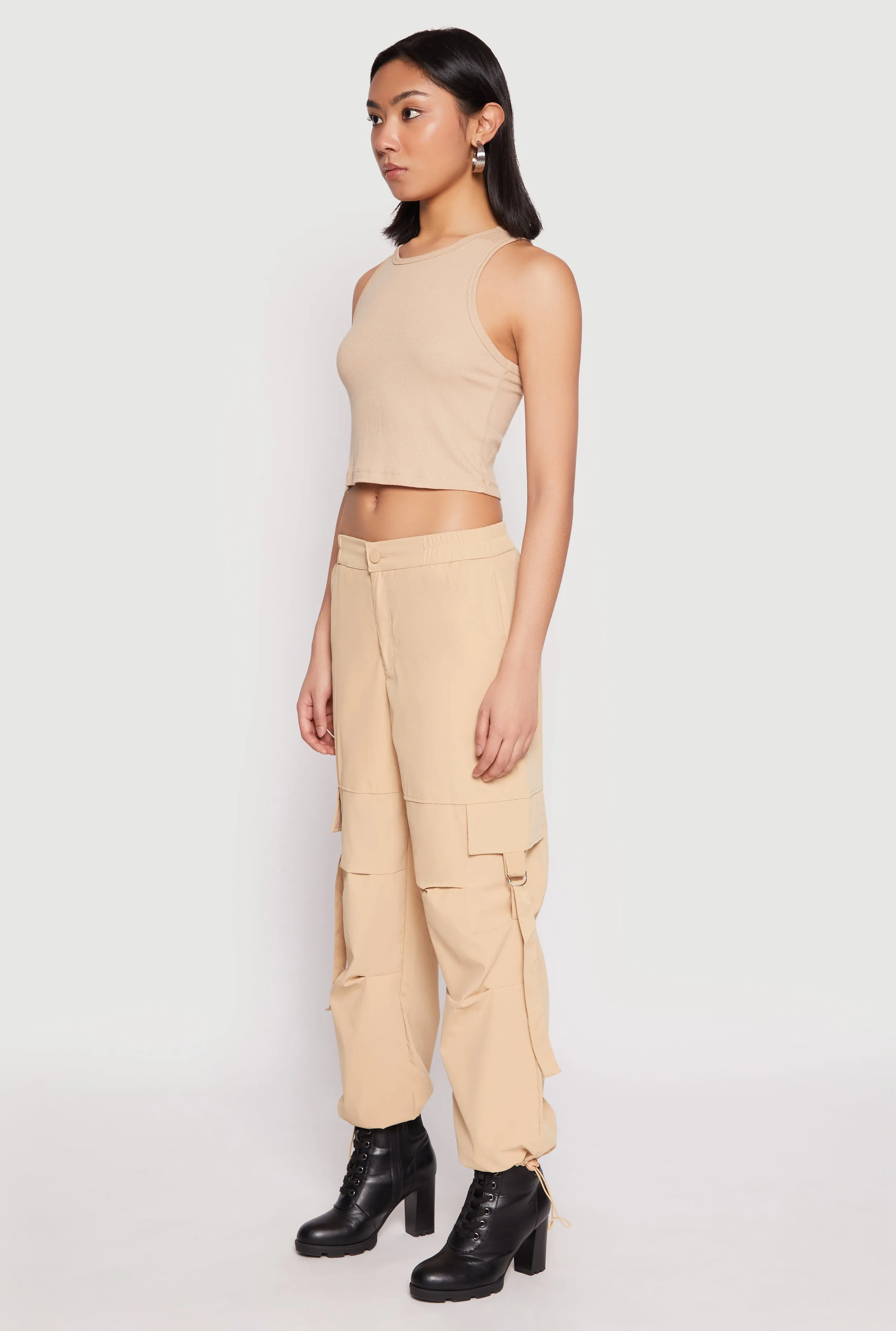 Toggle Drawstring Hem Cargo Pants sold by Rainbow product image thumbnail 2