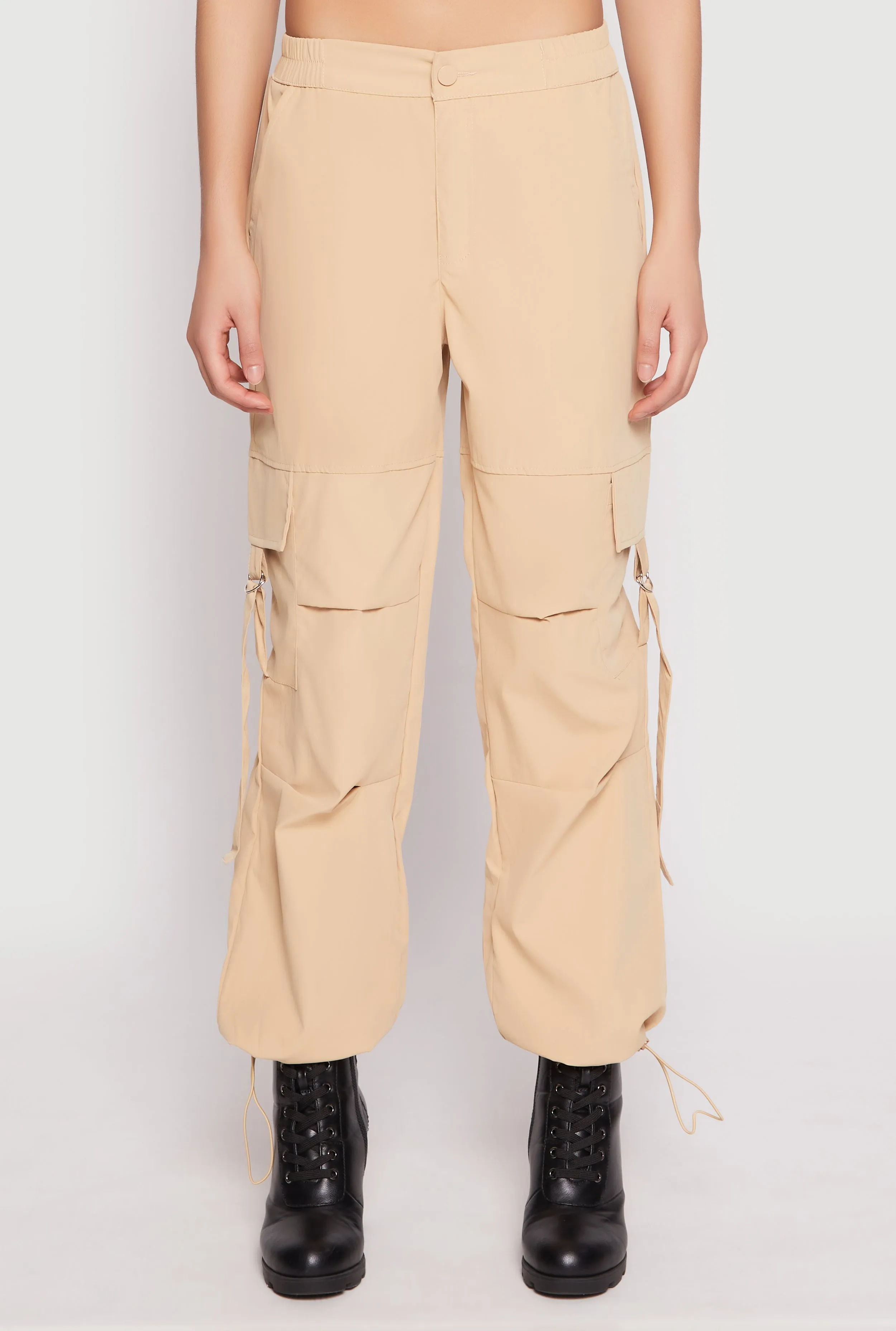 Toggle Drawstring Hem Cargo Pants sold by Rainbow product image thumbnail 3