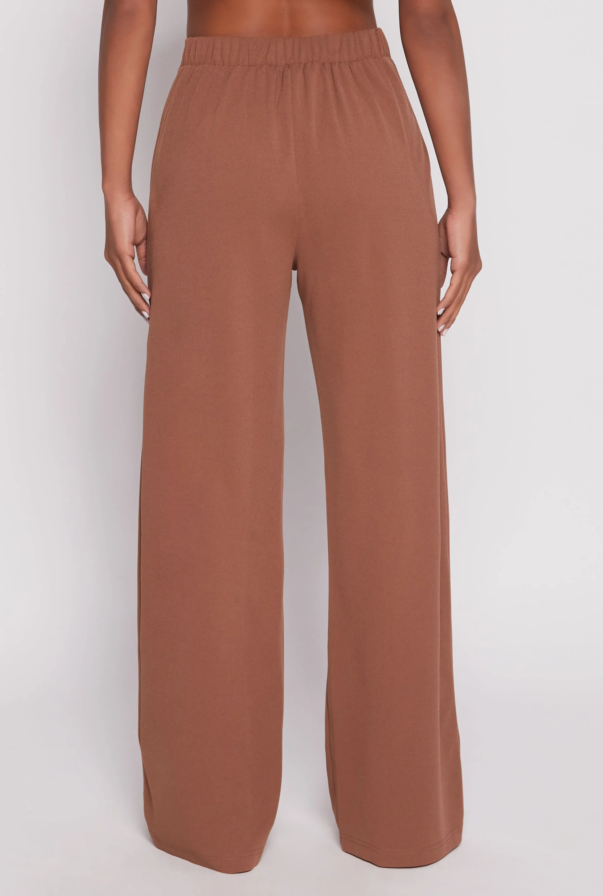 Button Detail Wide Leg Dress Pants sold by Rainbow product image thumbnail 3