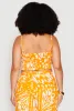 Plus Size Abstract Butterfly Print Hanky Hem Top sold by Rainbow