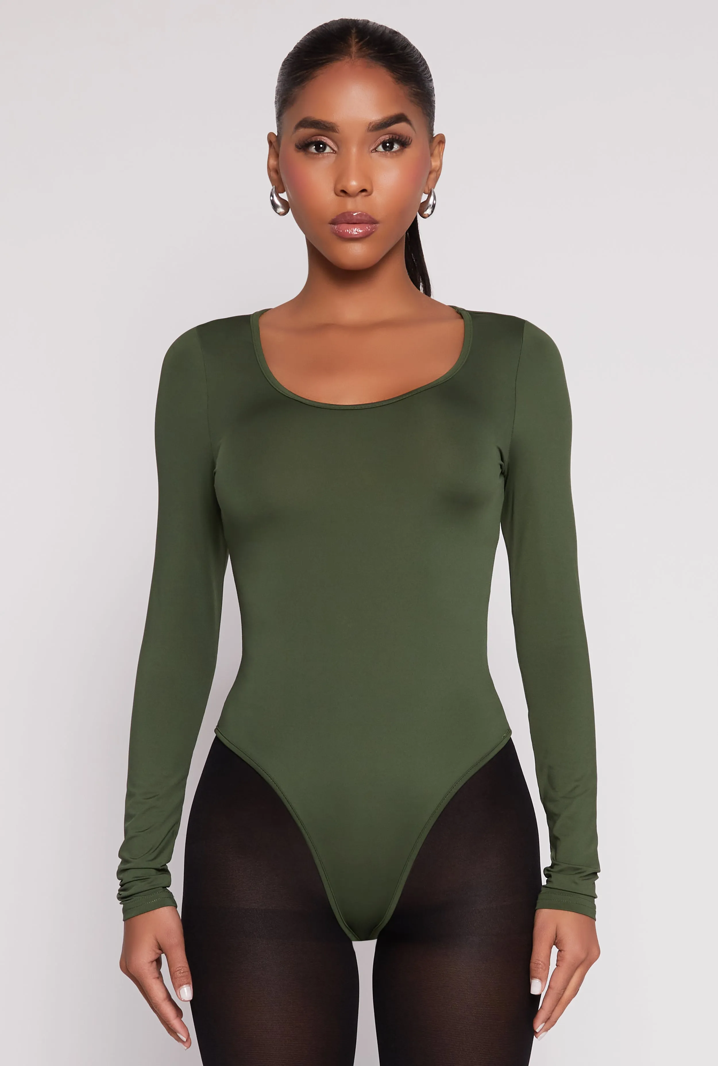 Daisy Scoop Neck Long Sleeve Bodysuit sold by Rainbow product image thumbnail 2