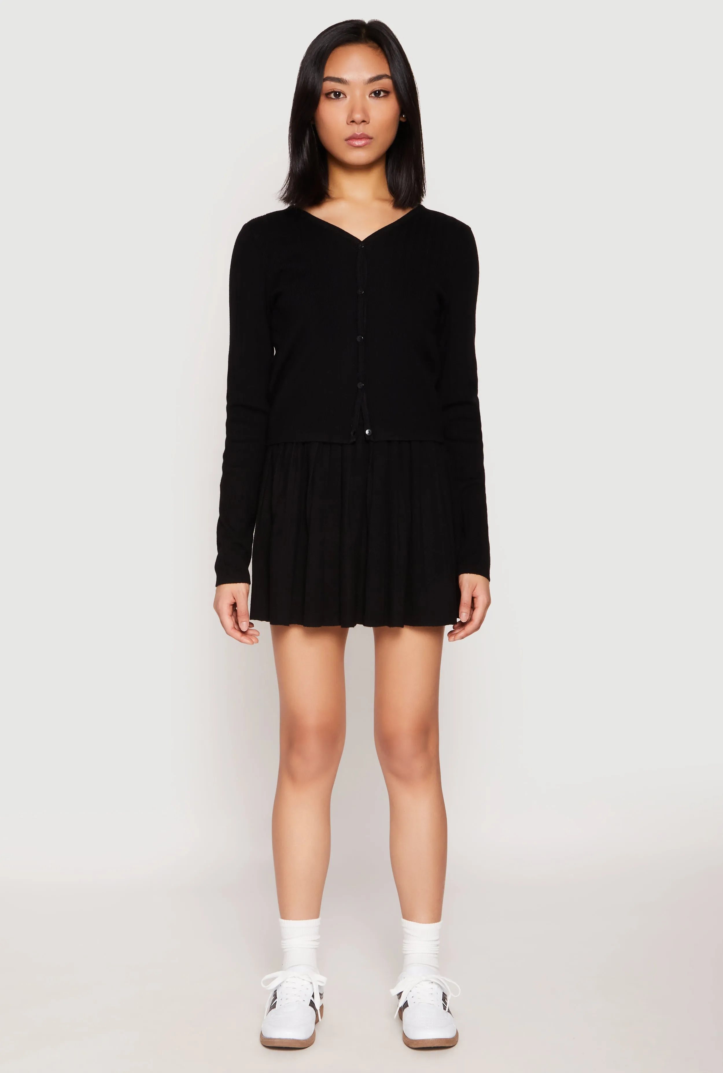 High Waist Pleated Skirt sold by Rainbow