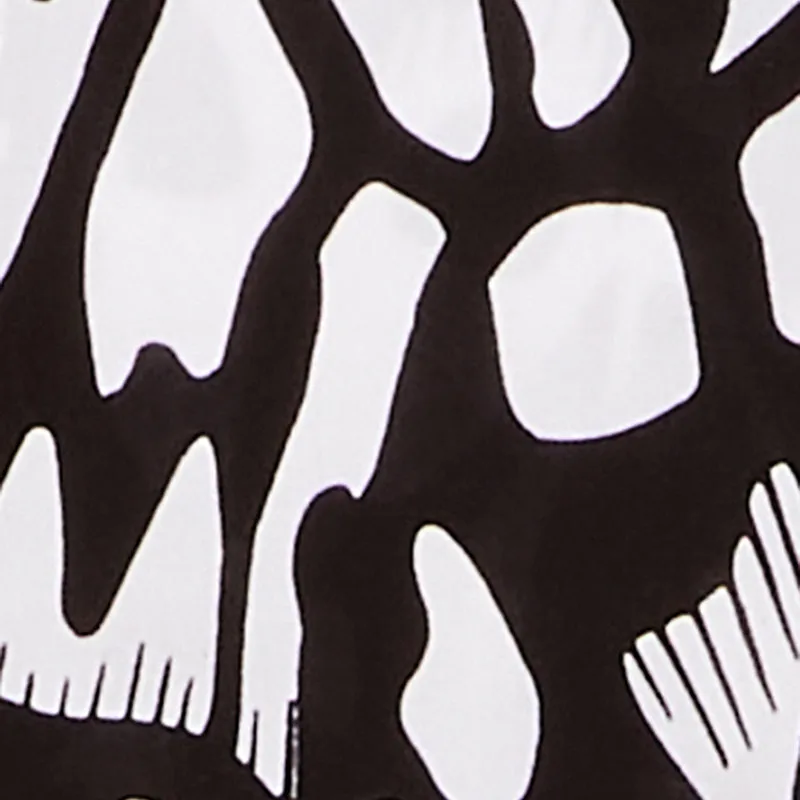 Plus Size Abstract Butterfly Print Hanky Hem Top sold by Rainbow product image thumbnail 4