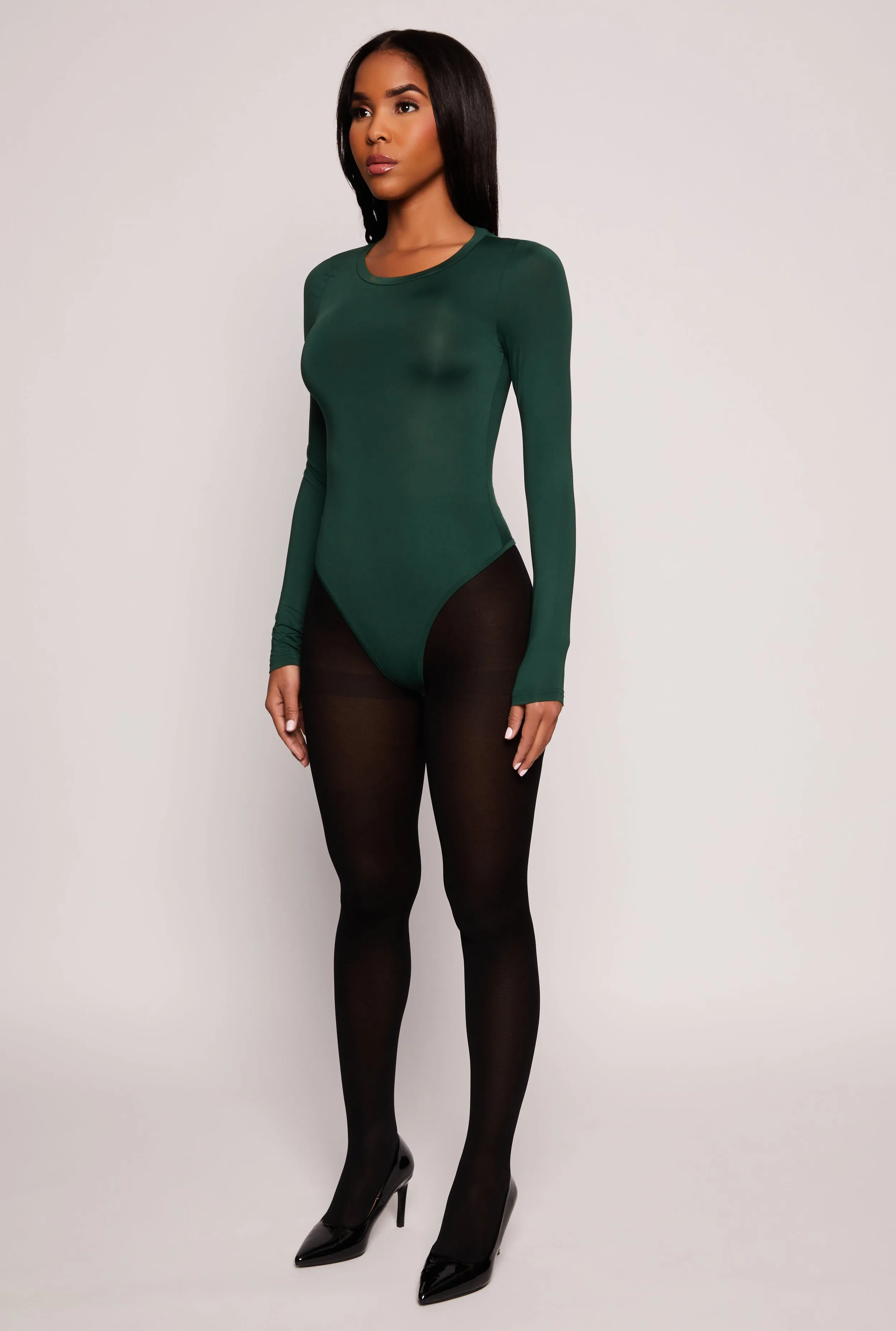 Daisy Long Sleeve Crew Neck Bodysuit sold by Rainbow product image thumbnail 3