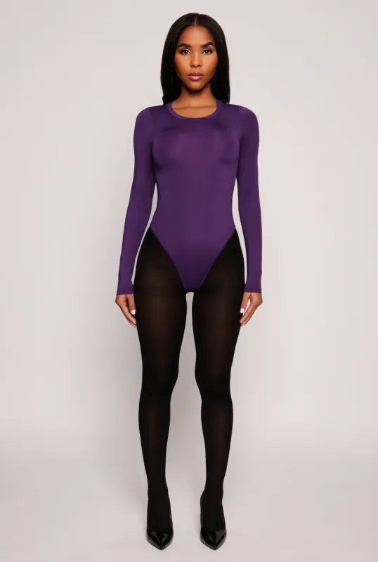 Daisy Long Sleeve Crew Neck Bodysuit sold by Rainbow
