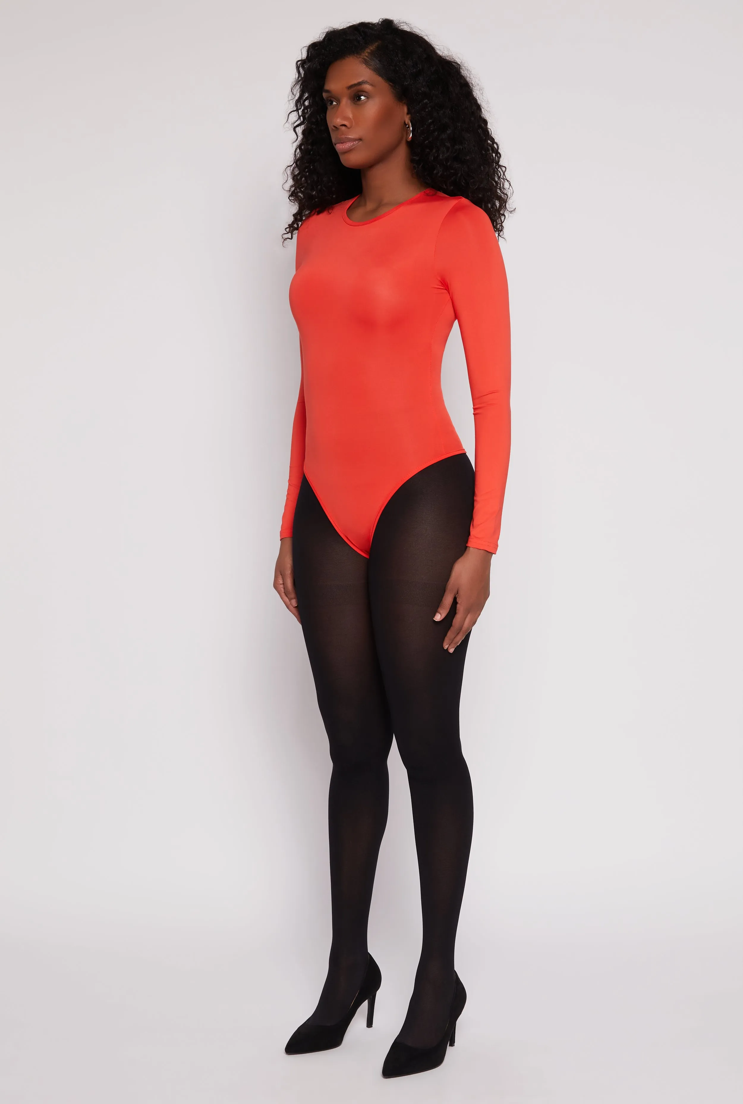 Daisy Crew Neck Long Sleeve Bodysuit sold by Rainbow product image thumbnail 3