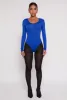 Daisy Scoop Neck Long Sleeve Bodysuit sold by Rainbow