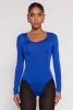 Daisy Scoop Neck Long Sleeve Bodysuit sold by Rainbow